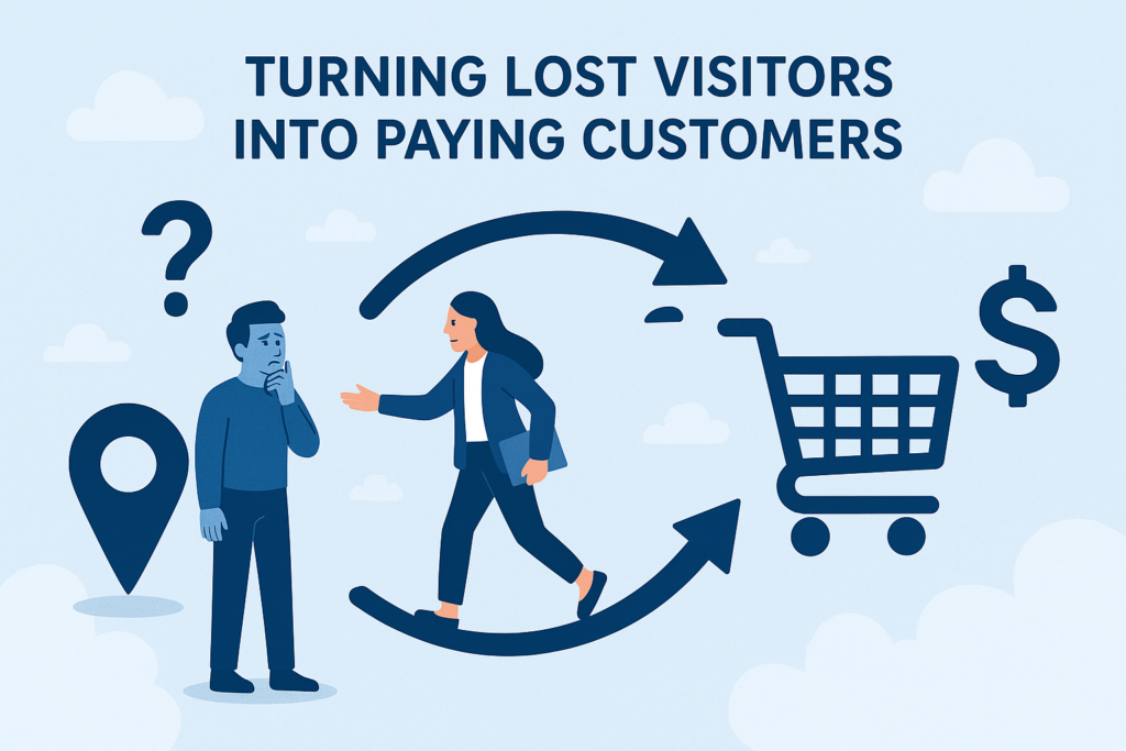 Turn Lost Visitors Into Paying Customers